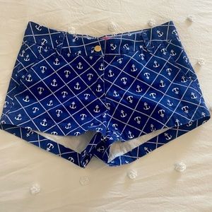 Blue anchor short from Macbeth collection